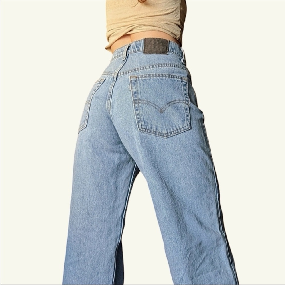 Vintage 90s Levi's Silvertab Loose 664 Denim Jeans - Picture 2 of 9